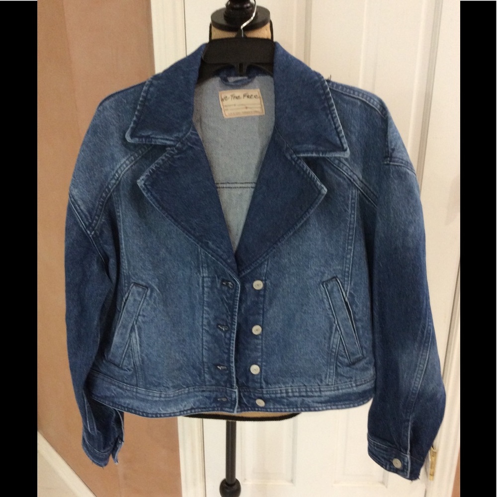 🔥🔥Free People Gemini Wash Denim Jean Jacket           🔥NEW PRICE 🔥